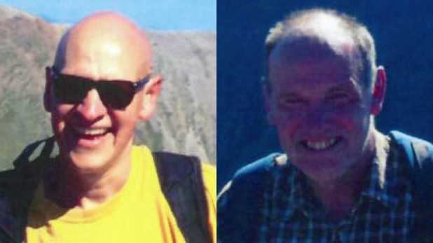 Alan and Neil Gibson have been missing since leaving Strathcarron on Thursday morning  © Police Scotland