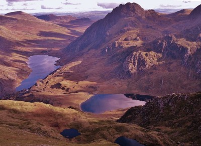 Tryfan and the Glyderau owe their shape to the ice age  © Creative Commons CC0