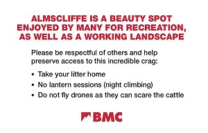 Almscliffe Signs 1  © BMC