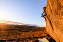 The most photographed boulder problem in the peak?