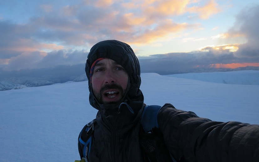 On the summit of Ben Nevis, with the end in sight  © Finlay Wild