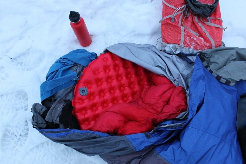 A warm, comfy mat for winter bivvies, but it's not a lightweight option  © Dan Bailey