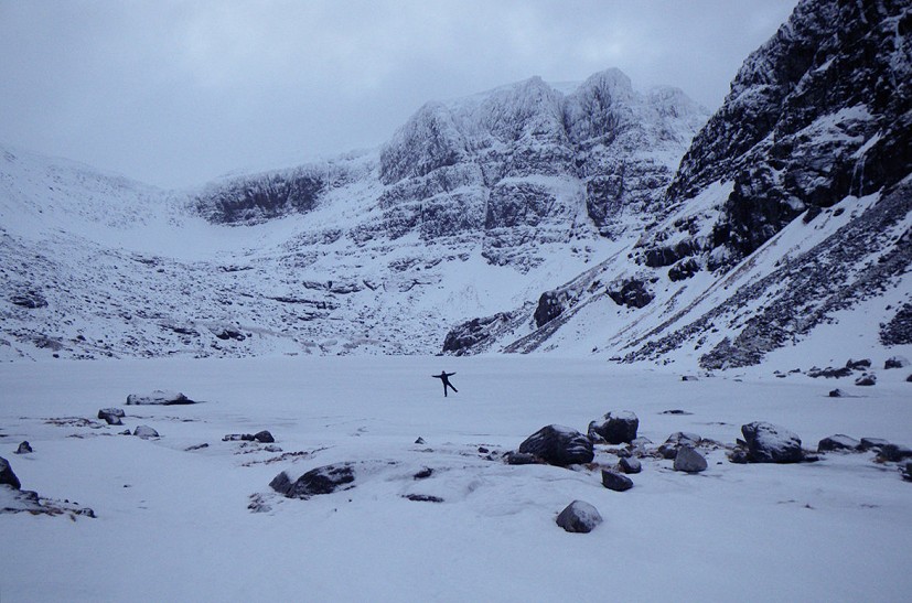 Dancing on ice in Coire Mhic Fhearchair  © Rob Greenwood