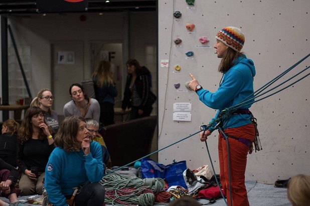 Workshops at the 2017  Women's Climbing Symposium  © Women's Climbing Symposium