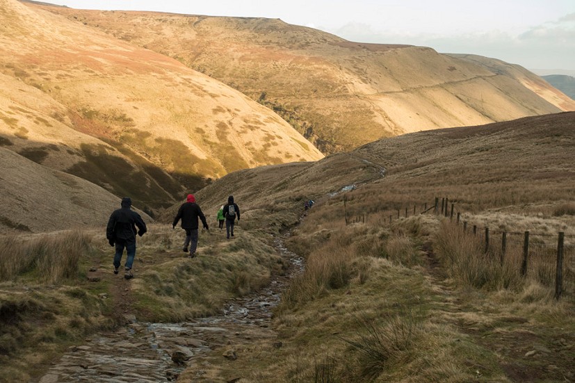 Descending the infamous Jacob's Ladder on the way back to Edale  © Alan James