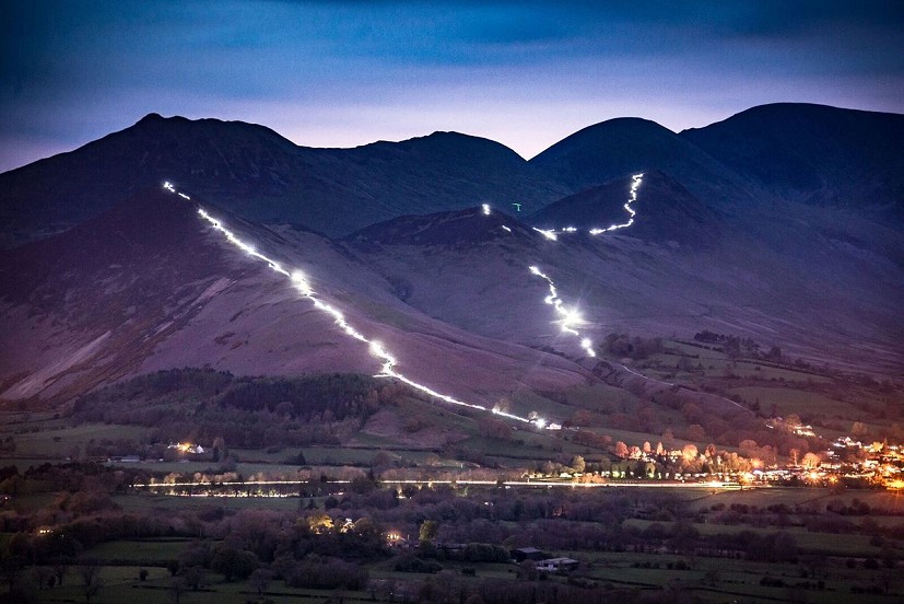 Last year's event illuminated the Coledale Fells  © Tom McNally Photography