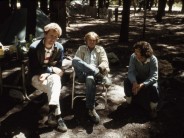 Camp 4, Yosemite. Sept 1978. L to R Nipper Harrison, Martin Taylor & Vic Thomas.
