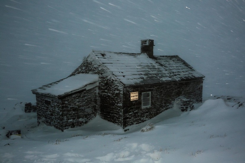 Gregs Hut, mountain bothy  © John Bamber