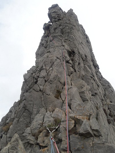 Ish topping out on White Edge  © matthc