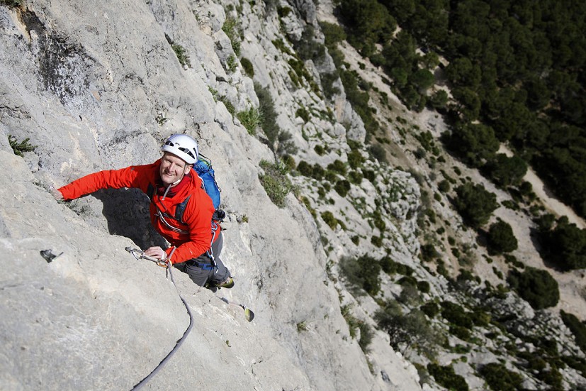 The Squall is a superb layer for cool weather cragging and big routes  © Martin McKenna