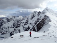 Looking back to the Corrag Bhuidhe after the traverse