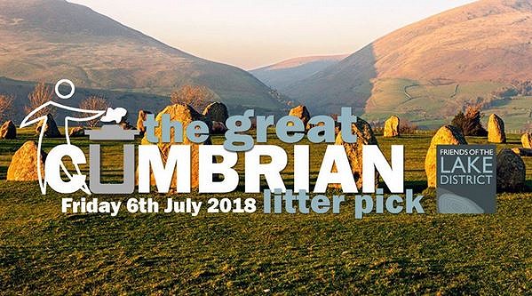 Cumbrian litter pick banner