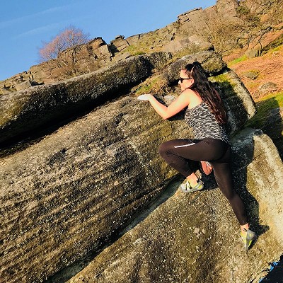 First experience outdoor Bouldering at Stanage edge at the plantation area   © ClimbingGem