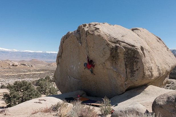 The Instinct SR in use on the immaculate Checkerboard, Bishop CA  © Penny Orr