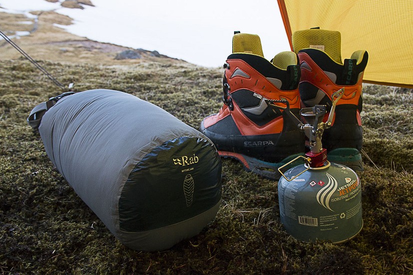 Packs down small in its drybag-style rolltop stuff sack  © Dan Bailey