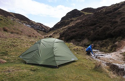 As a summer backpacking tent it's good value, but it performs poorly in wind   © Dan Bailey