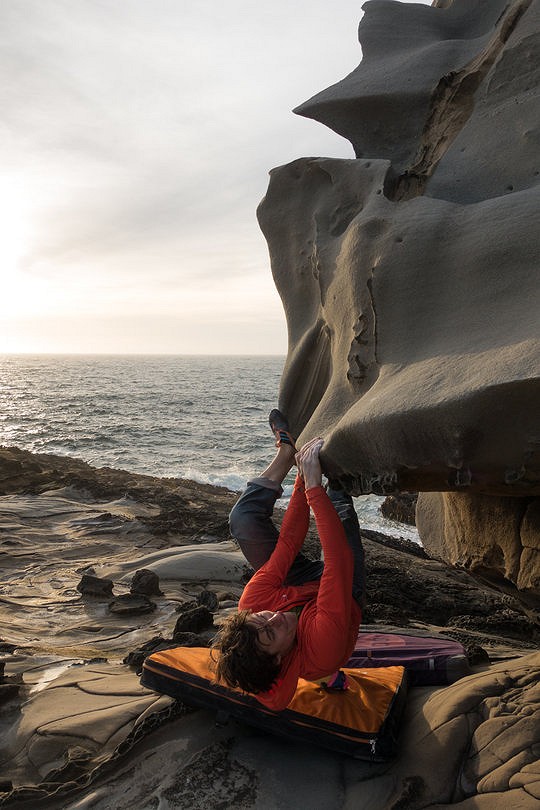 The immaculate Tufatufoni Traverse at Salt Point, CA