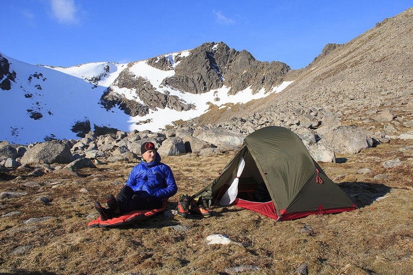 It's not huge for two, but it is a superb mountain tent for year round use  © Dan Bailey