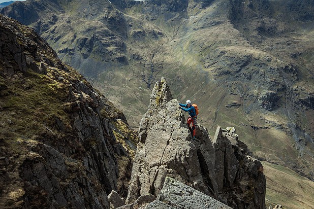 Hands down, Lakeland's best and most exposed ridge scramble  © Jessie Leong