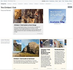 Climbers Club Brand Page  © UKC