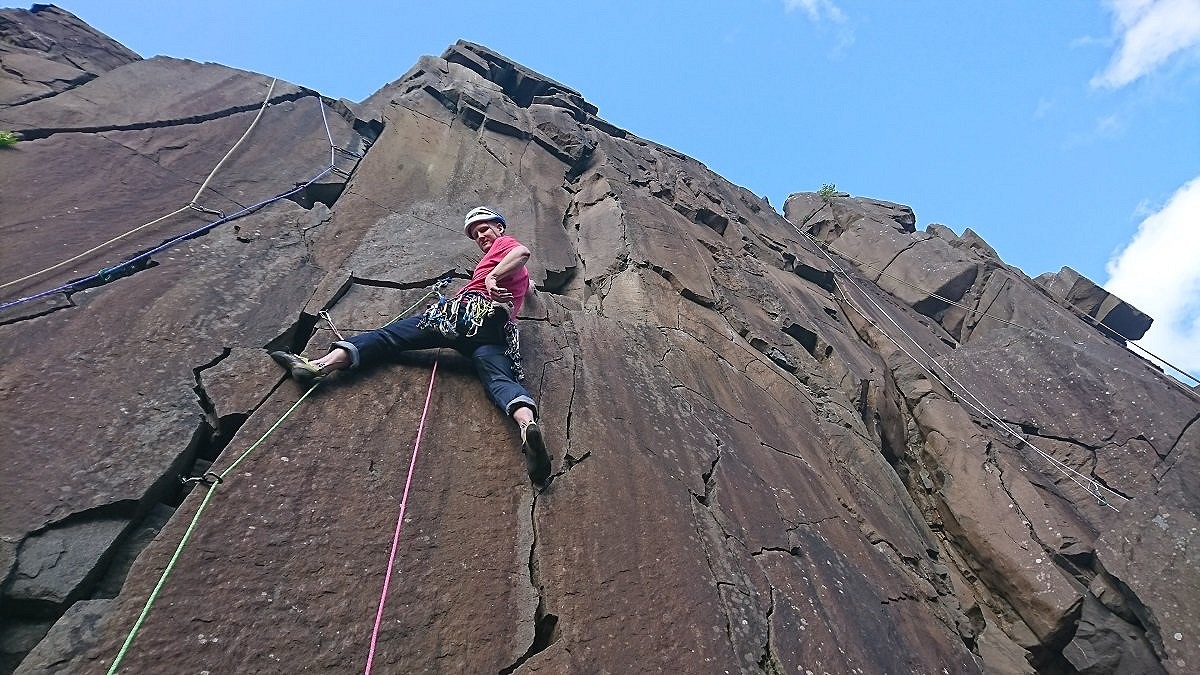 The best ropes at the crag? There were plenty to choose from...  © Martin McKenna