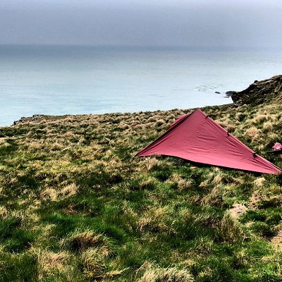 Camping above the sea  © Zoe Penfold
