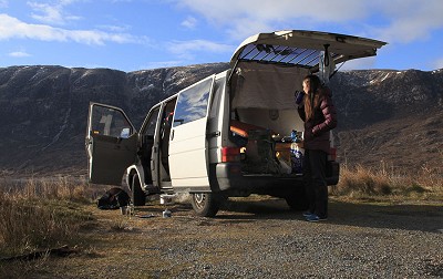 The same basic rules and courtesies apply to camper vans  © Dan Bailey