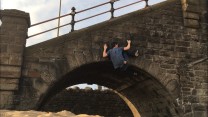 Swinging feet, Pockets over the Arch - Slip Bridge