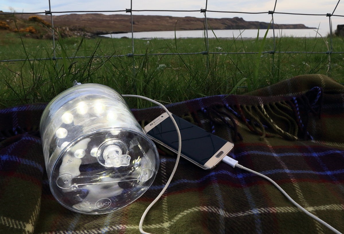 The ability to use it as a solar phone charger is a really handy feature  © Dan Bailey