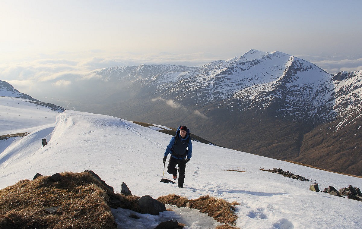 Having the ridge to myself, and loving it...  © Dan Bailey