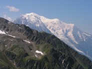 Mont Blanc, from the approach to Albert Premier