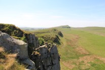 Pinnacle Face with a view of Hadrians Wall