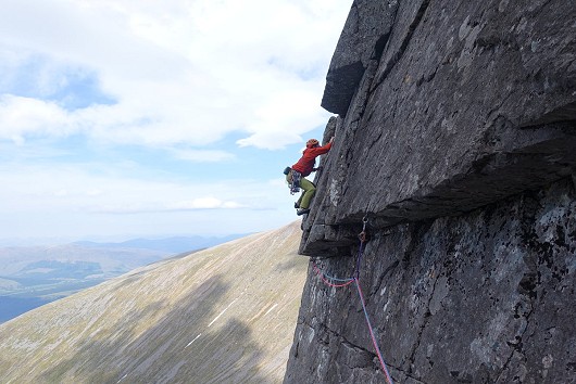 Si on the traverse pitch of minus one direct, making it harder than it needed to be!   © Annaclaire16