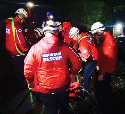 Calder Valley Search & Rescue Team at work.  © Calder Valley SRT