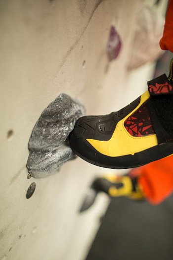 Instead, rotate your foot so it aligns with the hold.  © Nick Brown - UKC