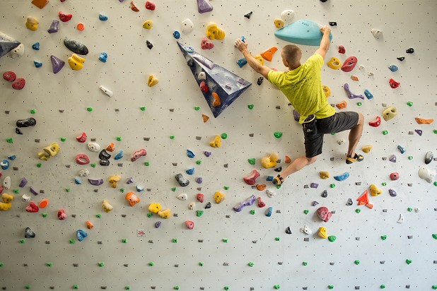 Indoor climbing has become a sport in its own right.  © Nick Brown