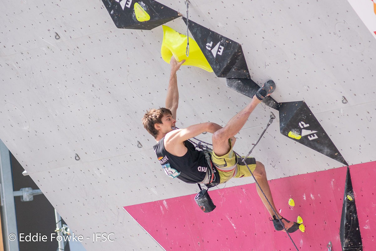 Jan Hojer of Germany is a strong contender for Tokyo 2020.  © Eddie Fowke/IFSC