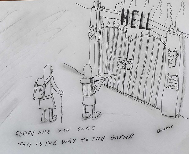 The gates to hell  © John Burns