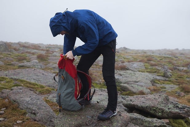 A wet day in the Cairngorms, not ideal for the Tennies but they got by  © UKC Gear