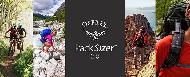 Packsizer App  © Osprey
