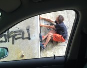 Font’s answer to roadside bouldering, literally.