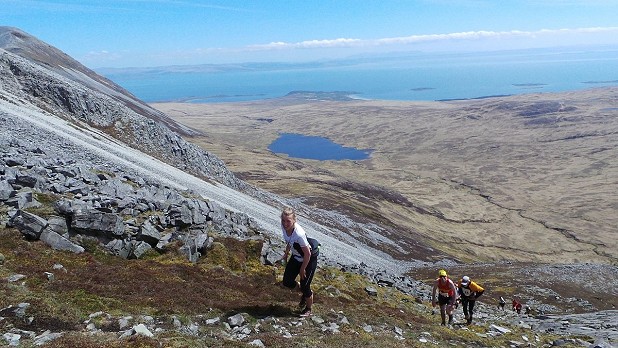 Fell races aren't all on easy ground: the Isle of Jura Fell Race has a number of notorious technical descents  © Keri Wallace