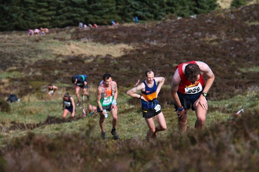 The routes of fell races often don't follow a trail, leaving runners to choose the best line between checkpoints   © Matthew Curry