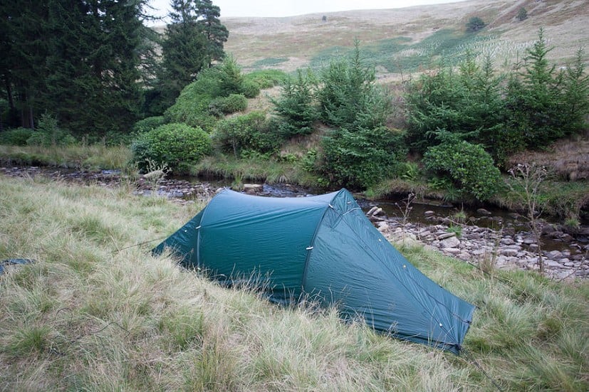 The t20 trail is officially the most waterproof tent on test, with a 5000mm hydrostatic head on the fly  © Rob Greenwood - UKC