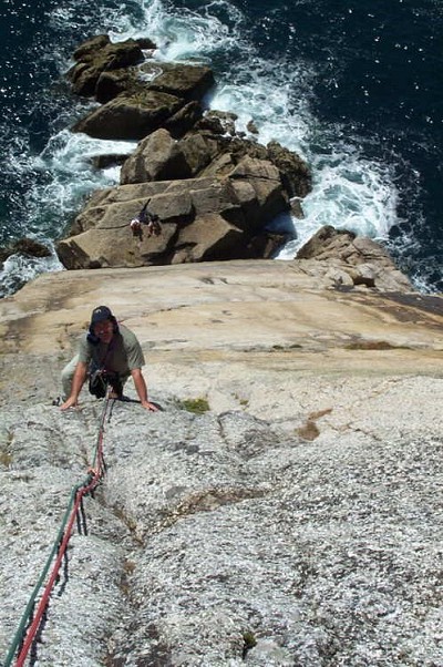 Random climber on Devils Slide!!!!  © Bazman