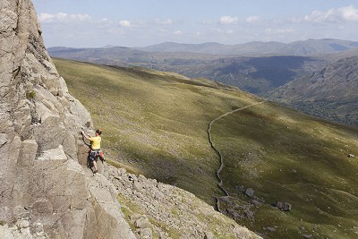 Its lightness is well felt on long mountain routes (and mountain walk-ins)  © Alan James