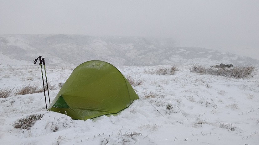 Hostile winter conditions, and the Sololight is fine...  © Toby Archer