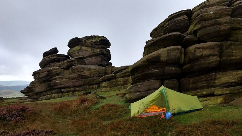 Quick to pitch and takes up minimal room - great for a discrete wild camp  © Toby Archer
