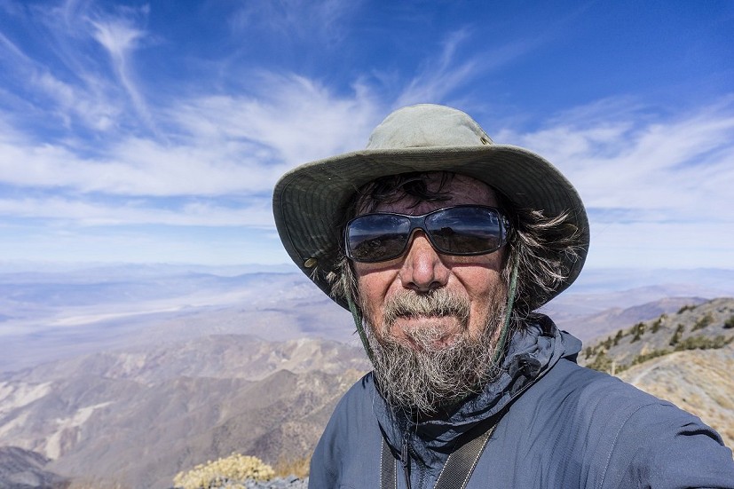 On Telescope Peak, highest summit in Death Valley National Park  © Chris Townsend