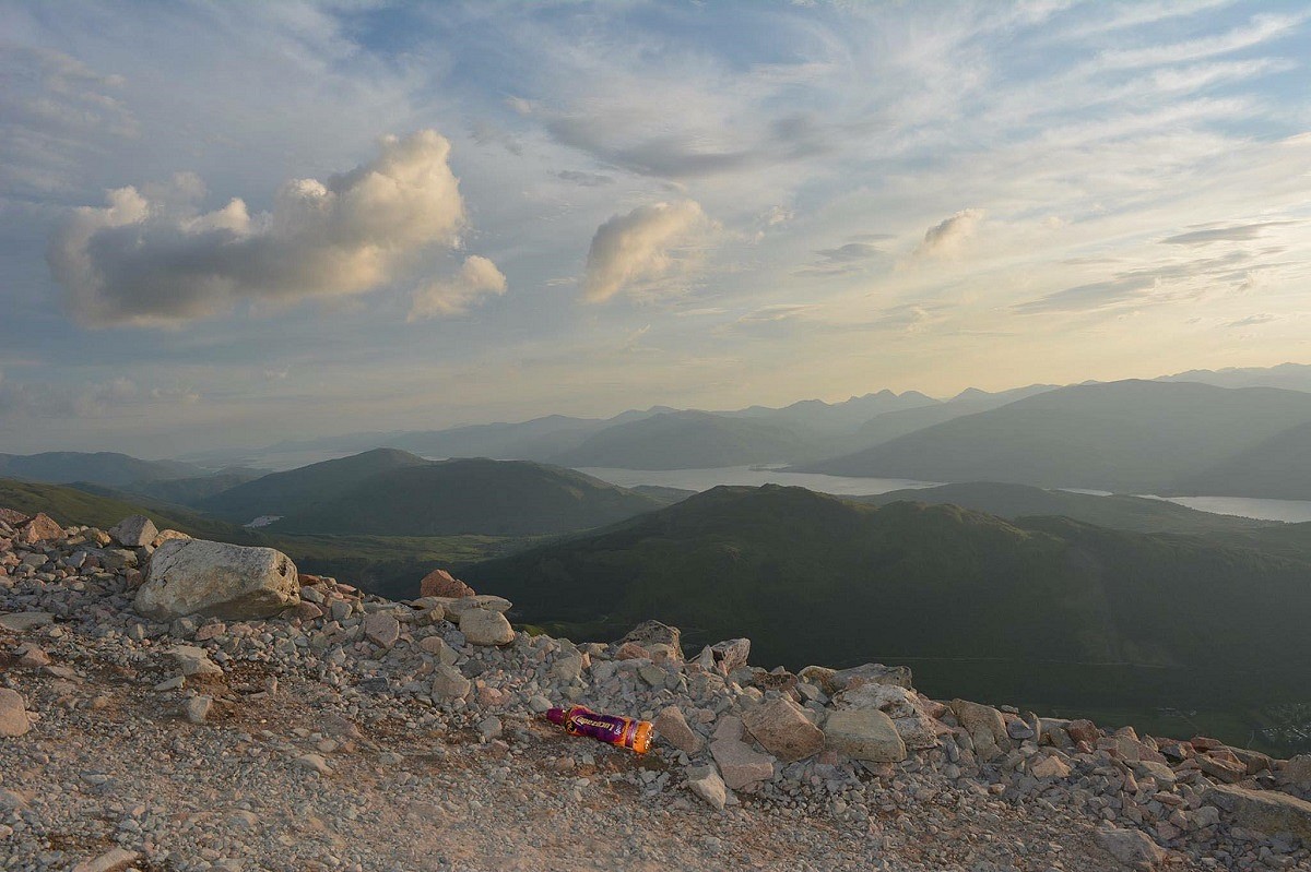 Ben Nevis is one of the busiest, hence most heavily littered, mountains  © Real3Peaks Challenge